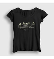 Presmono Kadın Siyah Band Children of Bodom T-Shirt 33188tt
