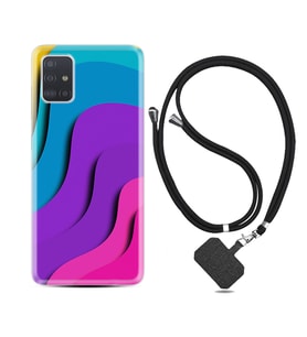 Samsung a71 A72 A73 A7 A9 2018 C7 C9 Kılıf Boyun Askılı Silikon Renk Cümbüşü 1631