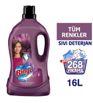 Bingo Onaran Koruma Sıvı Bakım Çamaşır Deterjanı 4 lt 4'lü