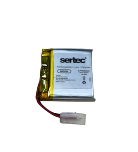 663032 3.7V 650mAh Li-Polymer Pil (Devreli/1.5A)