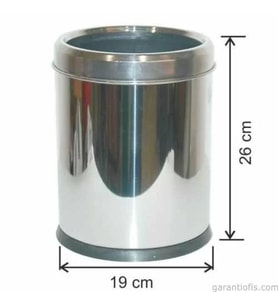 Garanti Metal 1433 Çemberli Çöp Kovası (5 Litre)