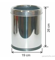 Garanti Metal 1433 Çemberli Çöp Kovası (5 Litre)