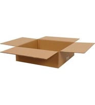 26,5x24,5x8,5cm Tek Oluklu Koli - Kraft