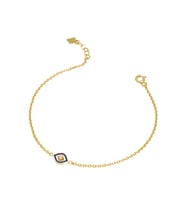 Debora Jewelry 14 Ayar Altın Göz Detaylı Zincir Bileklik