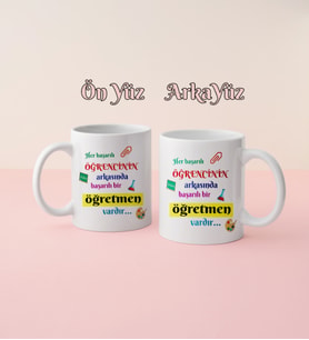 Öğretmen Öğrenci Kupa Bardak