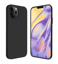Apple iPhone 12 Pro 6.1'' İçi Kadife Silikon Kılıf Siyah