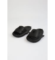 Köpekbalığı Siyah Unisex Tam Ortopedik Terlik Shark Slides
