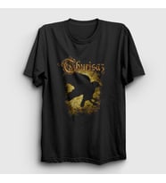 Presmono Unisex Siyah Raven Thurisaz T-Shirt 466620tt