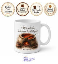 Fırın Kebabı Temalı Baskılı Kupa Bardak Hediye Porselen Mug