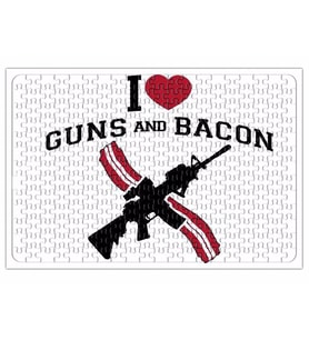 I Love Guns And Bacon Puzzle 240 Parça Yapboz