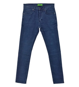 Erkek Silim Fit Jeans Pantolon 1502 BGL-ST04188 (Koyu Mavi)