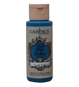 Cadence Style Matt Fabric Kumaş Boyası F-619 Turkuaz 