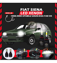 Fiat Tipo Uzun - Kısa FarUyumlu Şimşek Etkili Led Xenon Light Series H4