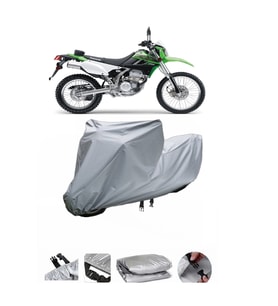 Kawasaki KLX 250  Gri Motosiklet Brandası ARKA ÇANTA UYUMLU DEĞİLDİR