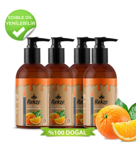 Rekze  Portakal Aromalı Yenilebilir Masaj Yağı –