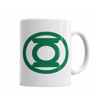 Green Lantern Kupa  Bardak Porselen.