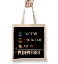 Doctor Engineer Artist Dentist Bez Çanta Uzun Saplı