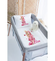 %100 Delux Pamuk Isme Özel 70x120 Park Yatak Nevresim Takımı