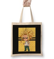 All Might Toshinori Yagi 01 Bez Çanta Uzun Saplı