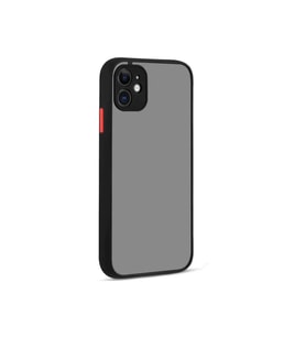 iPhone 12 Kılıf Montreal Silikon Kapak - Siyah