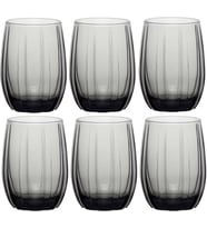 Paşabahçe Linka Su Bardağı, Gri, 380 Cc, 6'lı Set, Meşrubat Bardağı