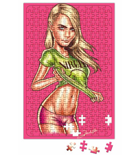 Nirvana Cara Delevingne Puzzle 240 Parça Yapboz