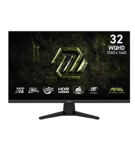 MSI 31.5 FLAT RAPID VA MAG 325QF E18V 0.5MS 180HZ HDMI-DP GAMING MONİTÖR 2560X1440