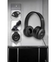 Kulak Üstü TF Kart ve AUX Destekli Ergonomik Bluetooth Kulaklık