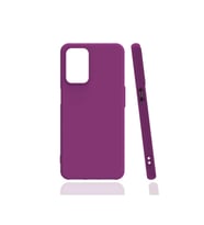 Oppo A54 4G Uyumlu Kılıf Zore Biye Silikon (Mor)