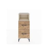 Hyperion Komodin Tek Raflı 2 Çekmeceli 44x44x106 Aytaşı-Çam