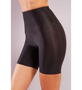 Golshan Girdle Hight Waist Micro Short Corset, İz Yapmayan Görünmez Yüksek Bel Paçalı Siyah Korse