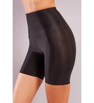 Golshan Girdle Hight Waist Micro Short Corset, İz Yapmayan Görünmez Yüksek Bel Paçalı Siyah Korse
