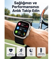 Akıllı Saat Çok Fonksiyonlu Unısex Sosyal Medya Girişli Bluetooth Bağlantılı