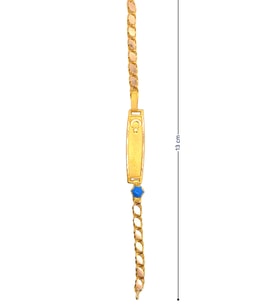 Cigold Taşlı Çocuk Bileklik 14 Ayar Altın 1.83 Gr OA-C11303029265 (SARI-TABA)