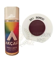 Akçalı Akrilik Sprey Boya BORDO 400 ml - 321