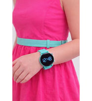 Mint LED Dijital Kol Saati Silikon Kordonlu Unisex Modern Spor Kadın Erkek Saat Şık Minimal Pro Yeni (Mint Yeşili)