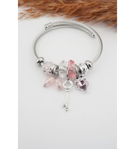Kadın Baykuş Figürlü Charm Bileklik p001