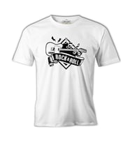 Guitar Rock n Roll Beyaz Erkek Tshirt