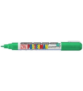Zig Posterman Waterproof Boyama Markeri Fine Uç 1 mm GREEN 