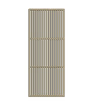 Liar Ahşap Seperatör (Paravan) - KSP213 - (85 x 210 cm) - (18 mm) - (Beyaz) (Renksiz)