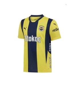 Fenerbahçe F02363 Çocuk Çubuklu İç Saha Forma 2024/2025 - Sarı