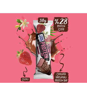 Trio Move Çikolata Kaplamalı Protein Bar - Çilekli Ve Sütlü Çikolatalı 38 G X 9 Adet Protein Bar40007-42rnkyk