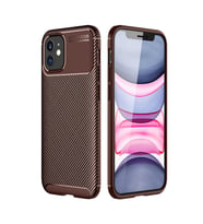 Vendas Apple iPhone 12 Kılıf Zore Negro Silikon Kapak (Kahverengi)