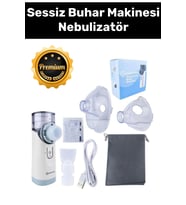Premium Seri Taşınabilir Tıbbi Atomizer Nebulizatör Inhalatör Sessiz Inhaler Nemlendirme Makinesi