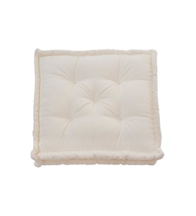 Fransız Yer Minderi 60x60 Puf Krem