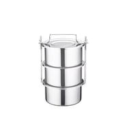 Krom Çelik 3 Lü Sefer Tası 16*8 Cm