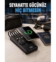 Kompakt Tasarım, Güçlü Performans – 10000mAh Kablosuz Powerbank