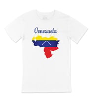 Venezuela Haritalı ve Bayraklı Tişört