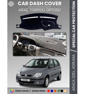 RENAULT SCENIC 1 (1999-2003) Torpido Örtüsü Ön Göğüs Koruma Torpido Koruma Tam Uyum Çatlamayı Önler