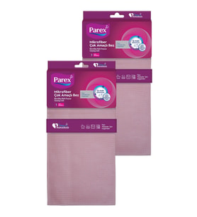 Mikrofiber Çok Amaçlı Bez Pembe İkili Paket